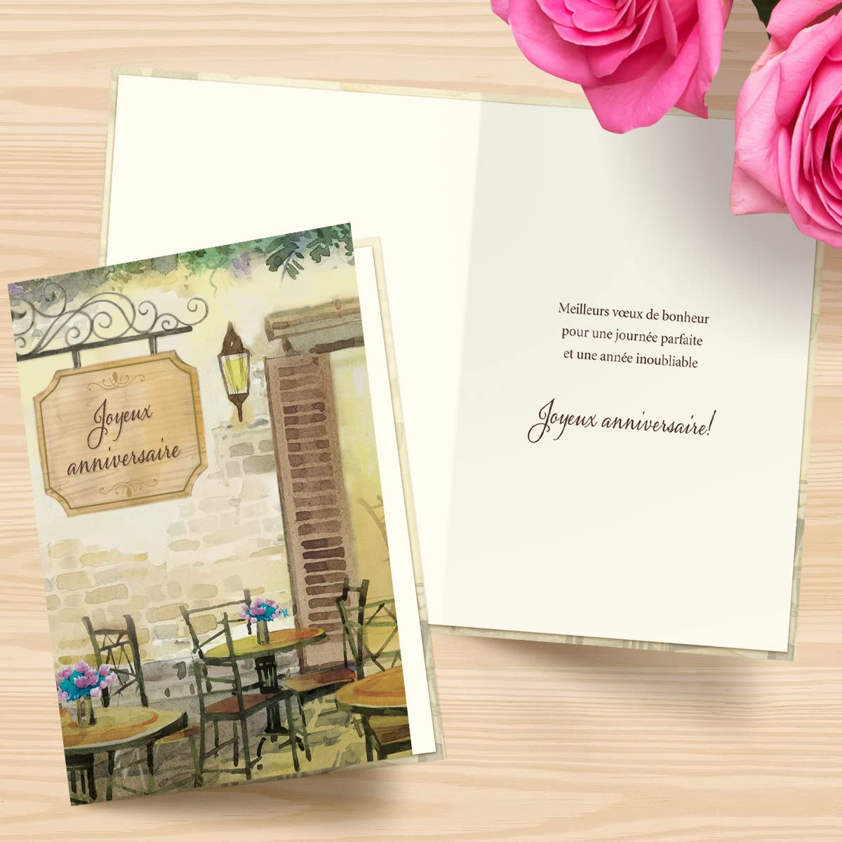 値下げ★JE VOUS SOUHAITE UN BON ANNIVERSAIRE Amazon.com : Designer Greetings French Language Happy